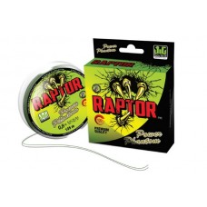 Шнур Power Phantom Raptor PE, 135м, зеленый fluo #0,8, 0,14мм, 9,5кг