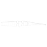Мягк.приманки LureMax STITCH STICK 2,5''/6см, LSSS25-015 White (10 шт.)